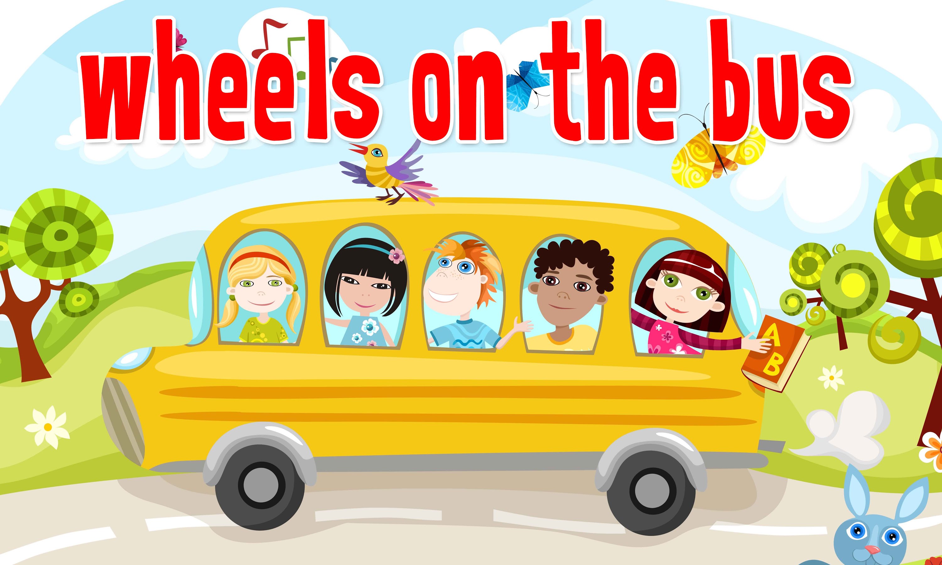 Go round песня. The Wheels on the Bus. Автобус Wheels on the Bus. Wheels on the Bus go Round and. Wheels on the Bus Song for Kids.